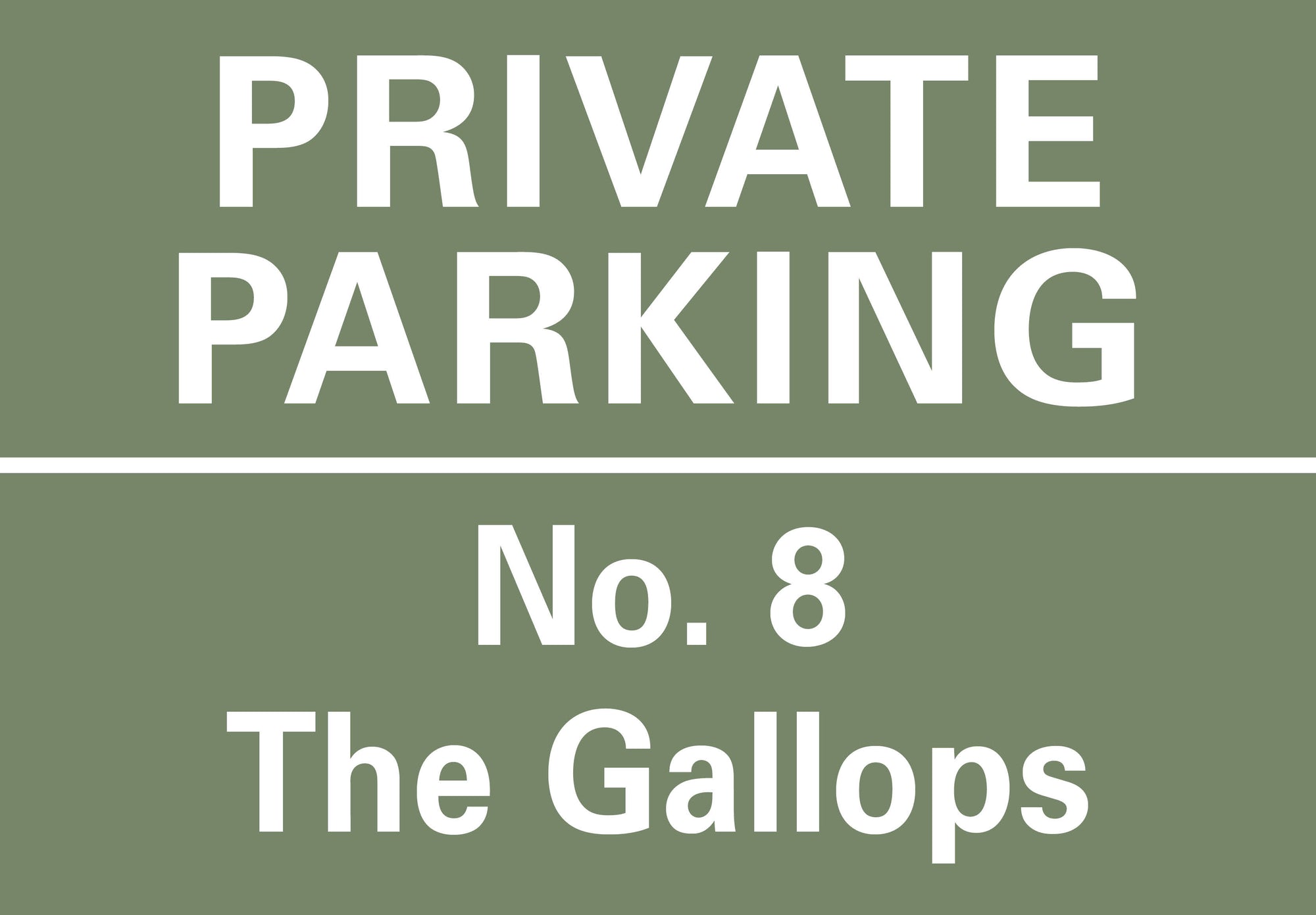 Parking (Personalised)