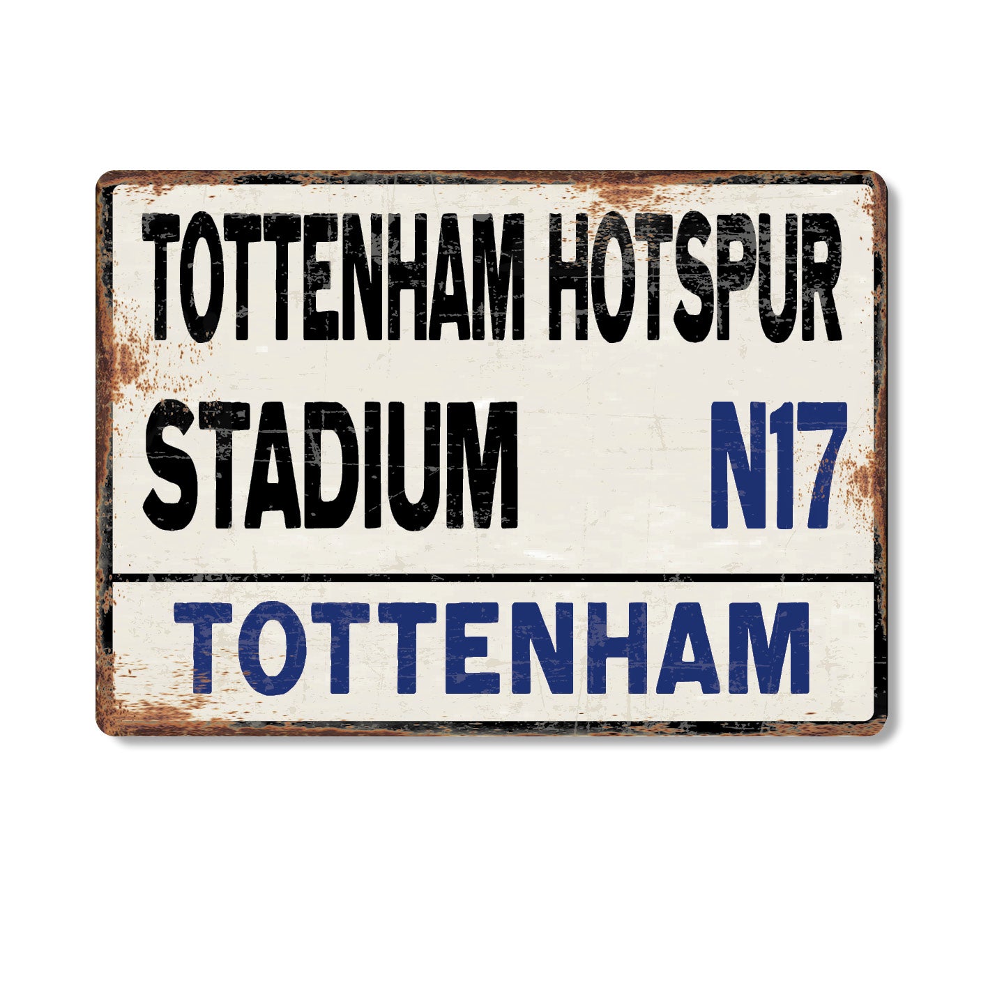 METAL SIGN FOOTBALL Stadium Club tottenham Hotspur Stadium