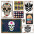 Metal Sign Skulls Skeleton Day of the Dead