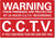 METAL SIGN Warning Premises Protected 24 Hour CCTV we can see you