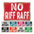 Funny No Riff Raff Metal Sign Man Cave Garage Shed Humour Pub Garden Bar