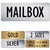 SIGNA15 MAILBOX Metal Alu.Plaque Sign Door House Office Gate Letter deliveries