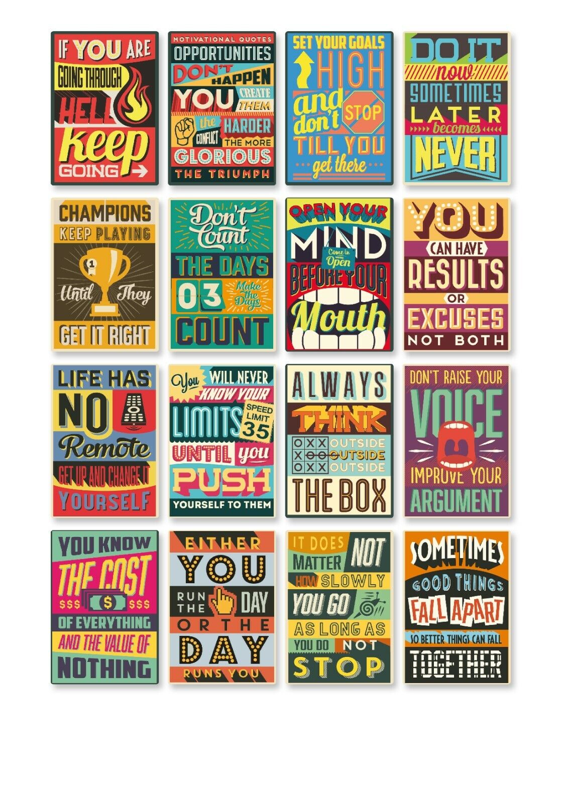 METAL SIGN  plaques quotes retro motivation home inspire tin sayings