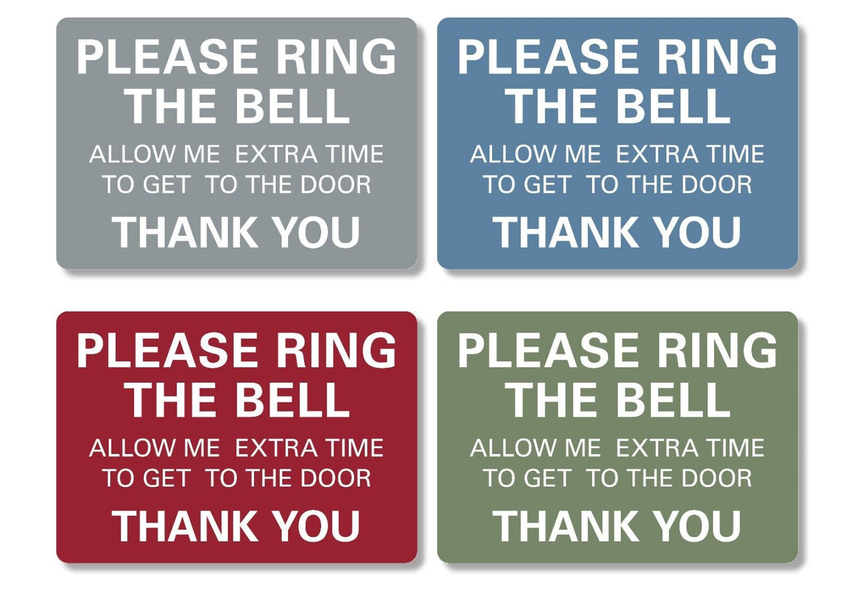METAL SIGN Please ring the Bell Heritage Colours Metal