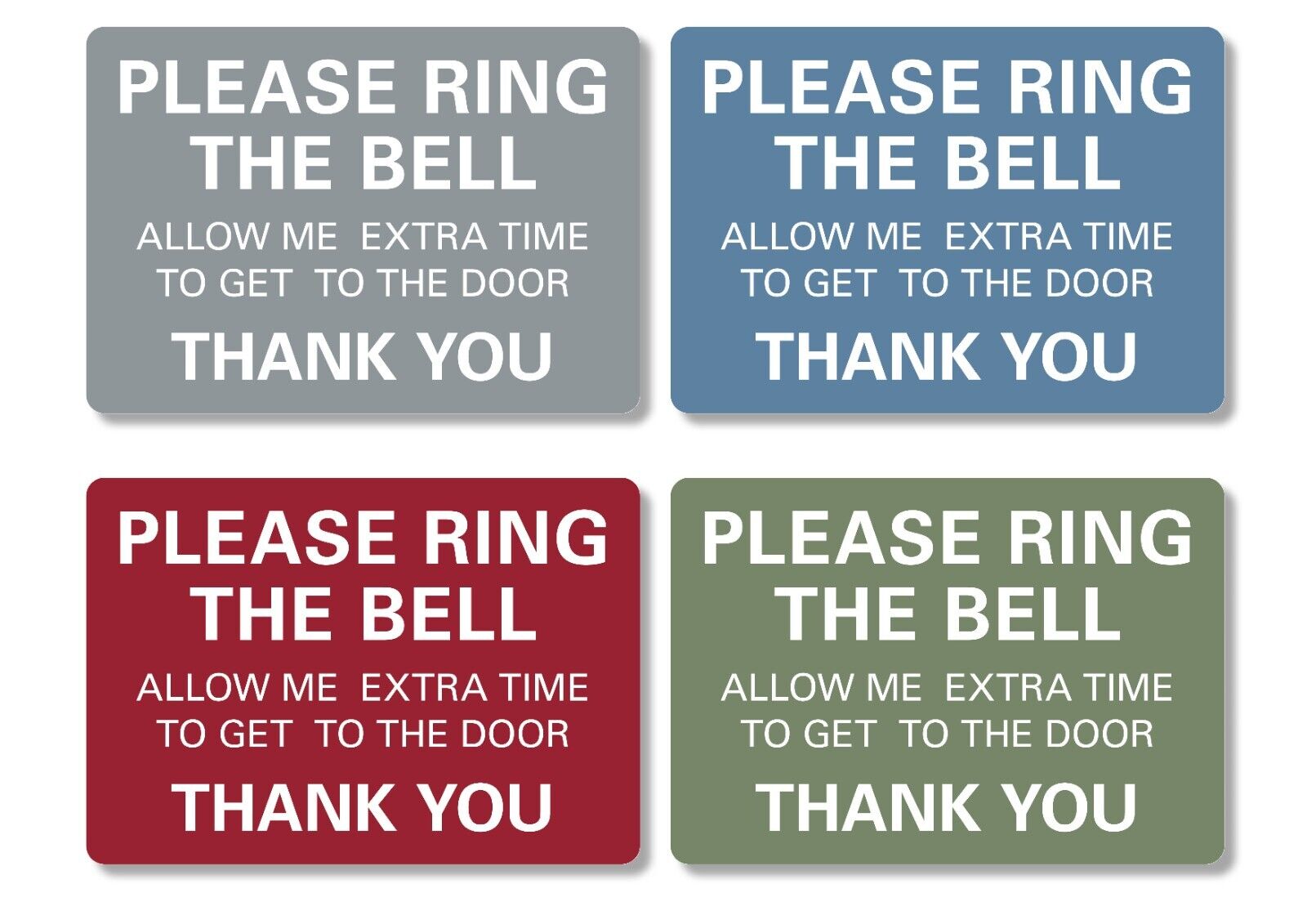 METAL SIGN Please ring the Bell Heritage Colours Metal